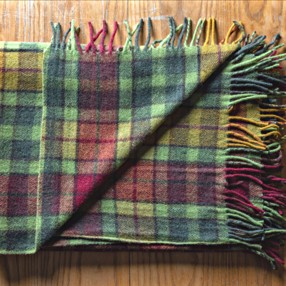 Wool Tartan Knee Rug - Buchanan Autumn