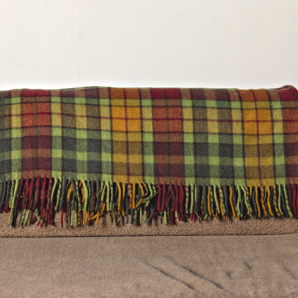 Wool Tartan Knee Rug - Buchanan Autumn