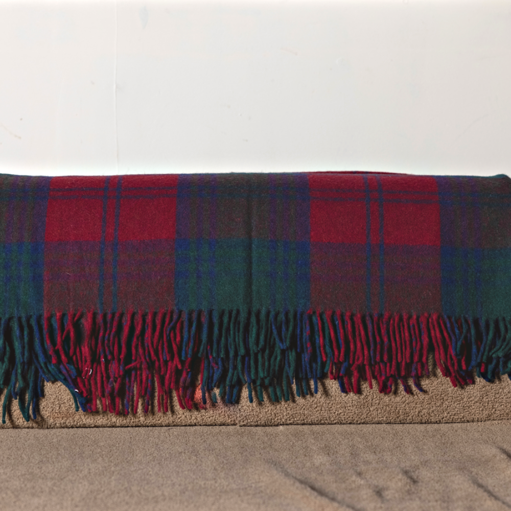 Wool Tartan Knee Rug - Lindsay