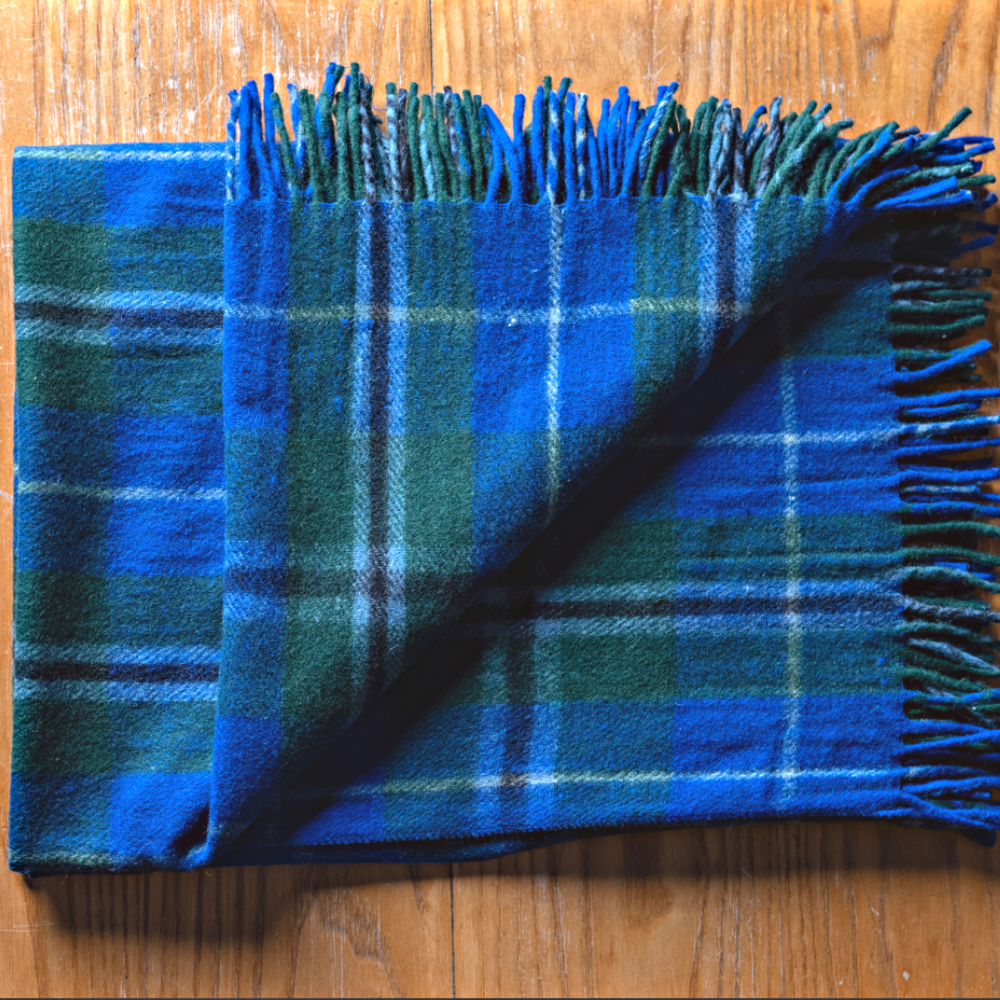 Wool Tartan Knee Rug - Douglas