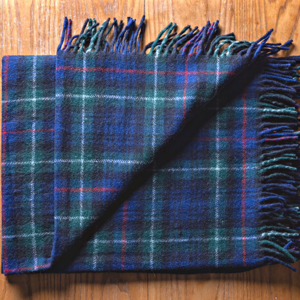 Wool Tartan Knee Rug - MacKenzie