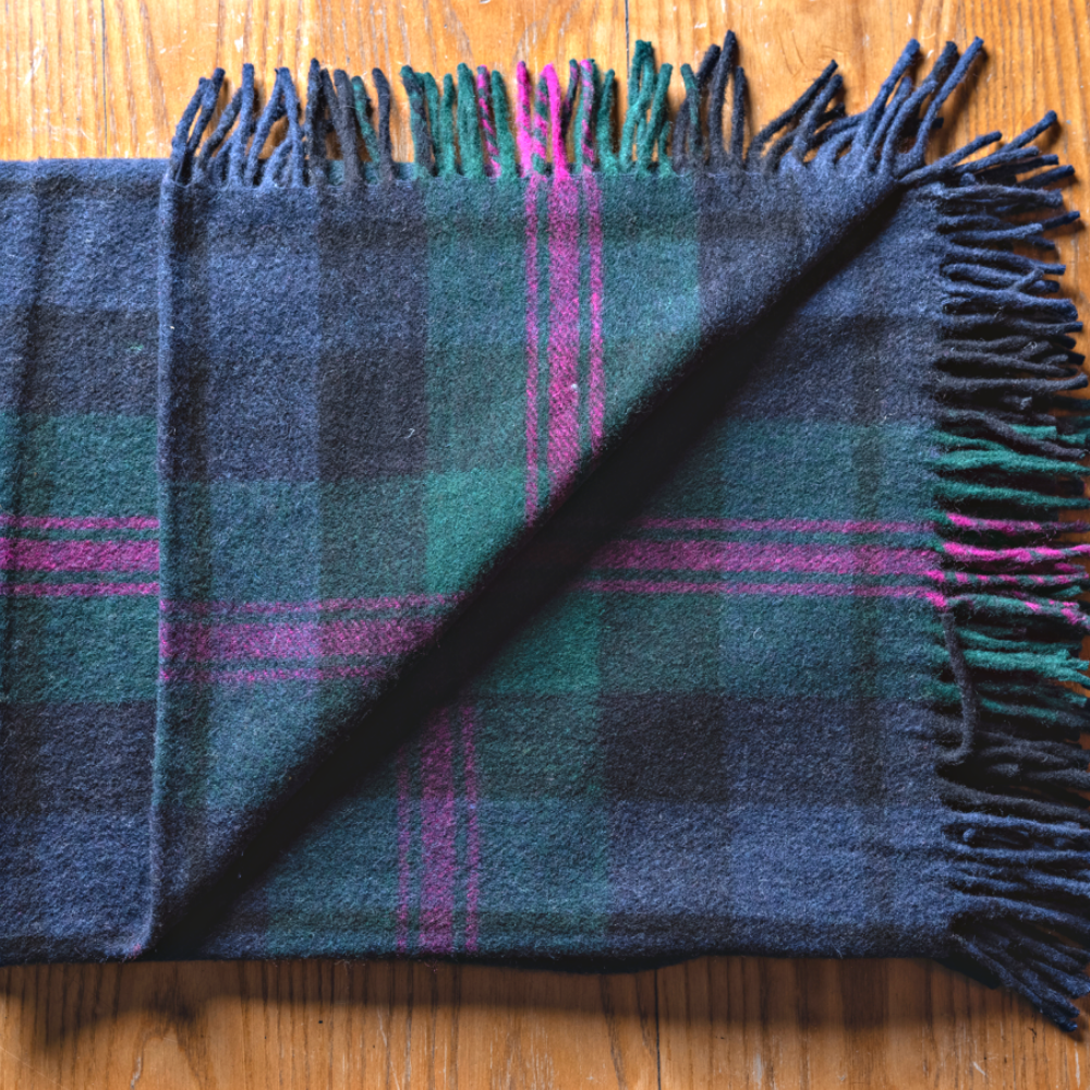 Wool Tartan Knee Rug - Baird