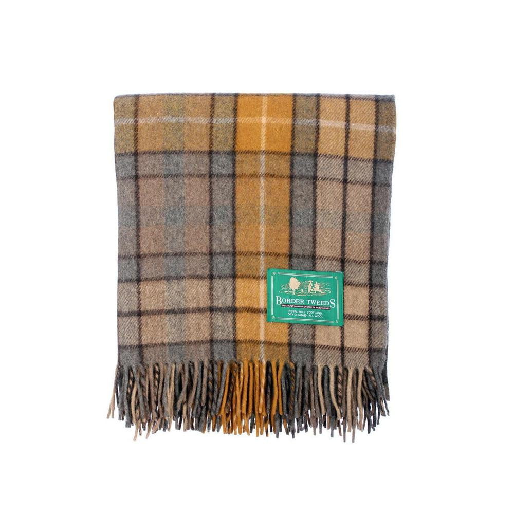 Wool Tartan Rug - Buchanan Natural