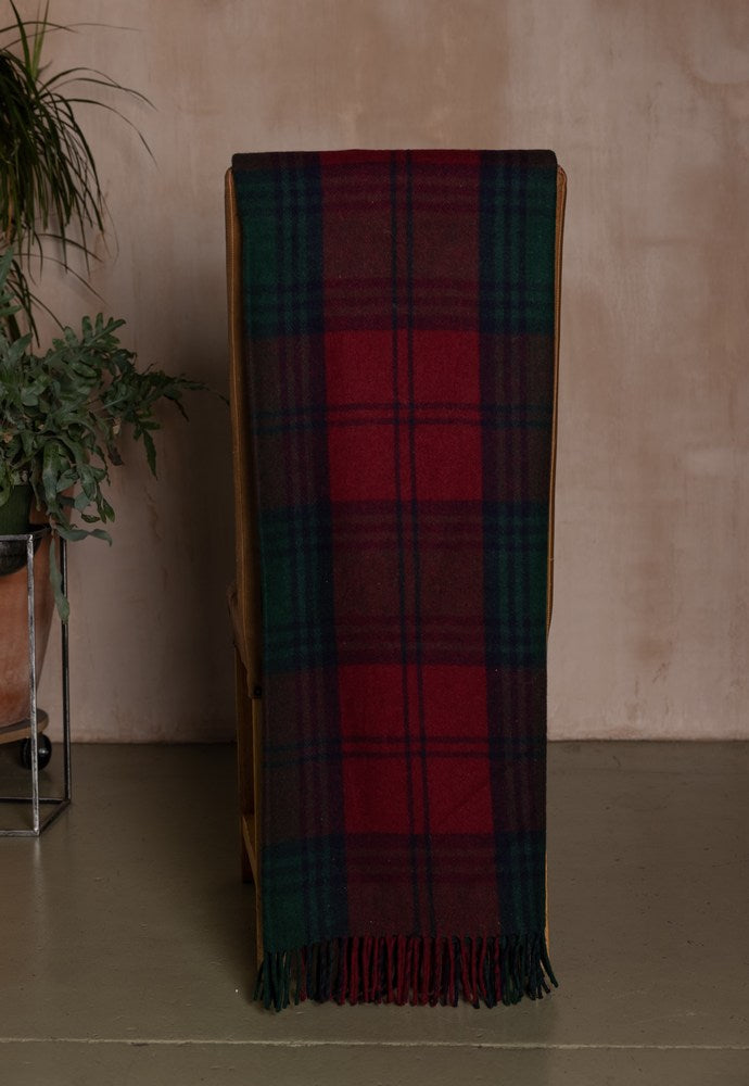 Wool Tartan Rug - Lindsay