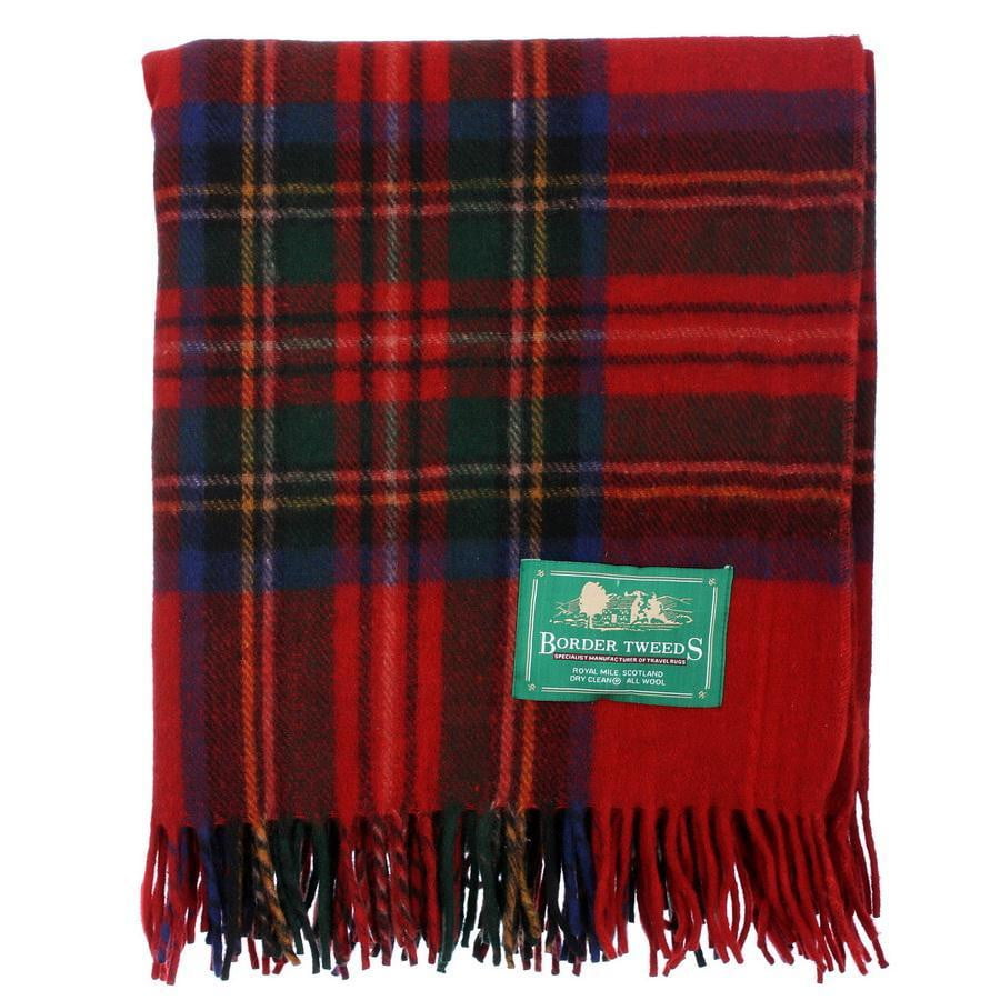 Wool Tartan Rug - Royal Stewart