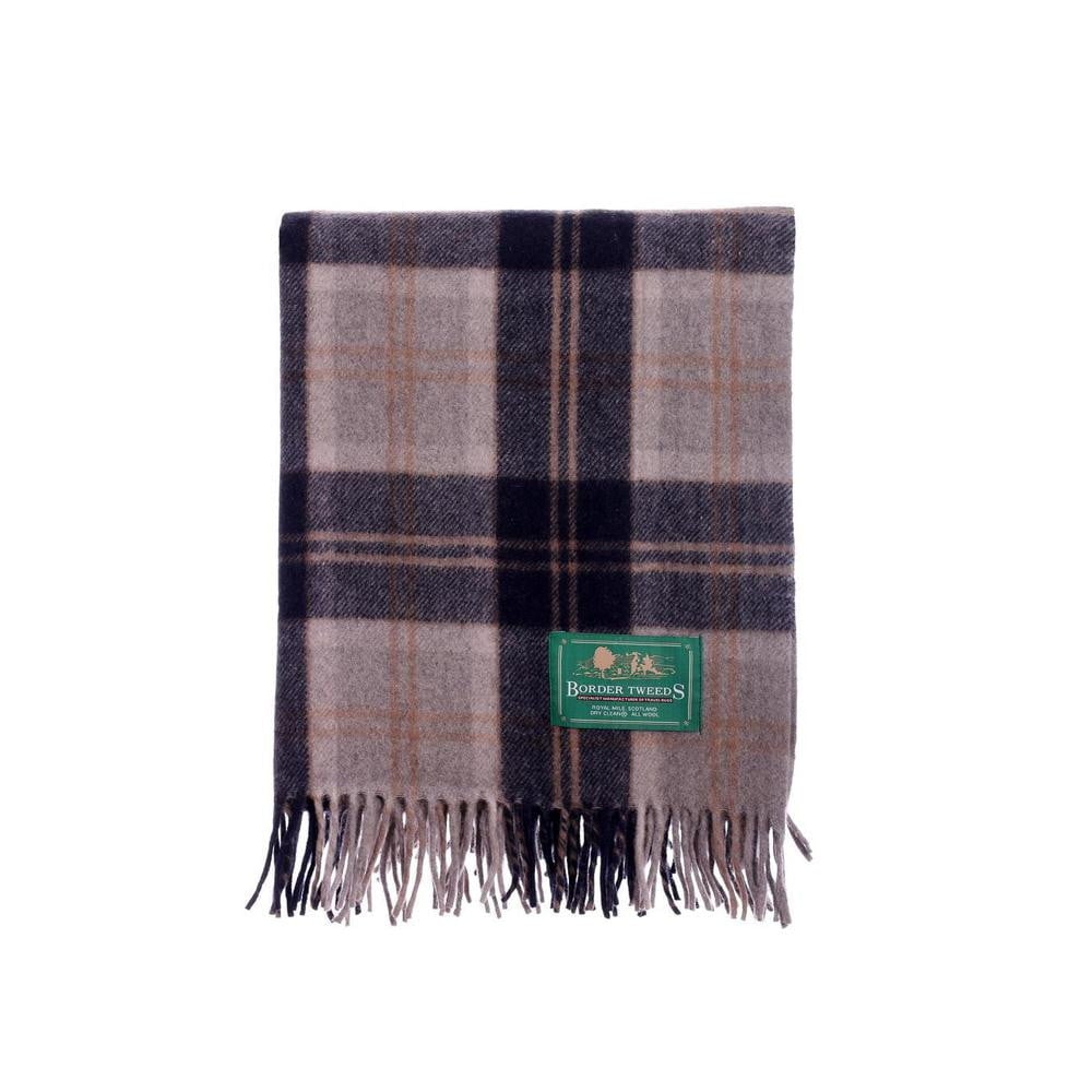 Scottish Silver Bannockbane Tartan Rug