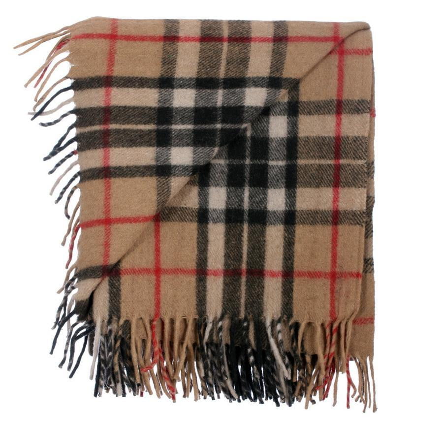 Wool Tartan Rug - Thomson Camel